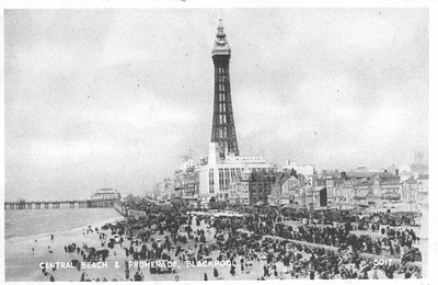 Central Beach and Promenade, Blackpool