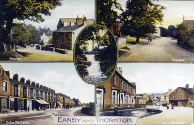 Postcard of Earby and Thornton-in-Craven