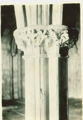 Capital in Chapter House - Cockersand Abbey
