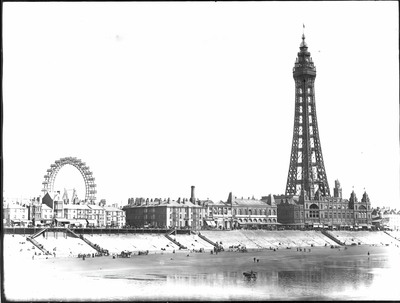 Blackpool Tower and Ferris Wheel