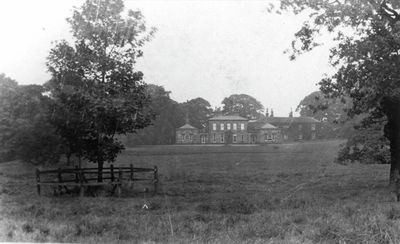 Clayton Hall viewed across parkland