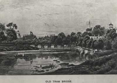 Tram Bridge and River Ribble, Preston