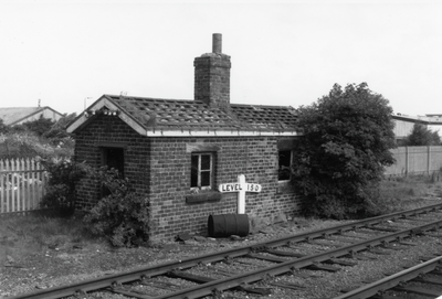 Derelict railway buildings at Ormskirk railway station