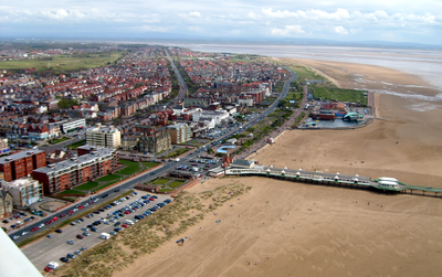 Beachfront and pier, St Annes on Sea