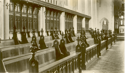 The Stalls, Interior of Chapel, The College, Upholland