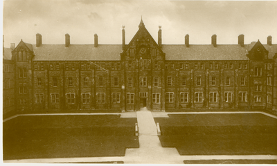 Old East Front from the Quadrangle, The College, Upholland