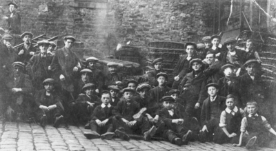 Group of Mill Workers, Burnley