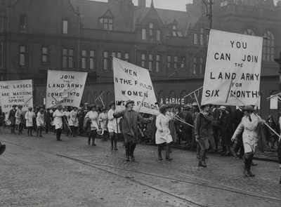 Women's Land Army, Fishergate, Preston