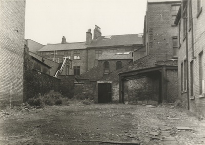 Bamber's Yard and the back of Fishergate, Preston