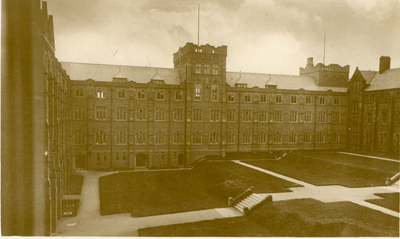 South Wing from the Quadrangle, the Colllege, Upholland