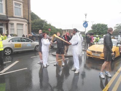 London 2012 Olympic Torch, Morecambe