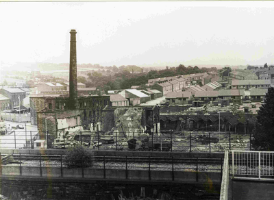 Demolition of Walverden Mill