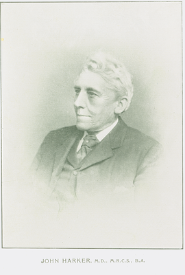 John Harker M.D. MRCS BA - died 1904