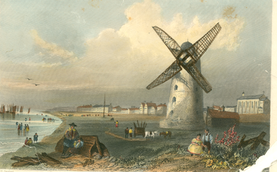 Lytham from a Painting by by WH Bartlett