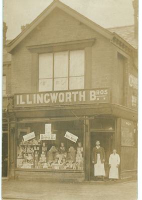 Illingworth Brothers grocery shop, 152 Pall Mall, Chorley
