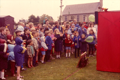 Punch and Judy show at Earby