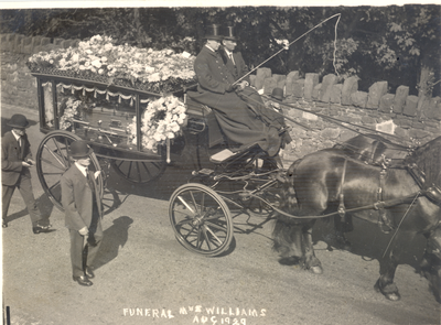 Funeral of Mrs Williams, head teacher of Holland Moor