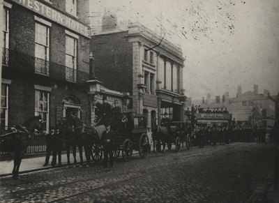 North Western Hotel and Harding's Livery Stables, Fishergate, Preston