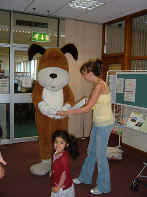 Kipper at Nelson Library, Market Square