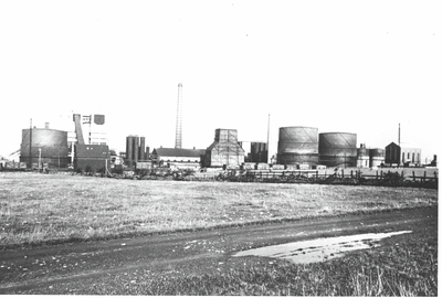General view of Altham coke works, Burnley Road