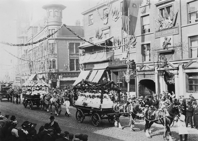 Preston Guild 1902, Procession of Nonconformist Sunday School Scholars, Church Street, Preston