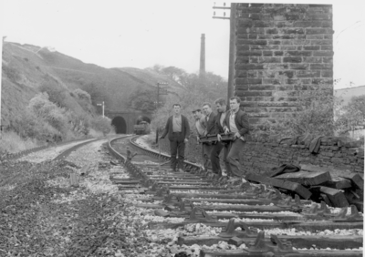 Removing the rail track, Stacksteads