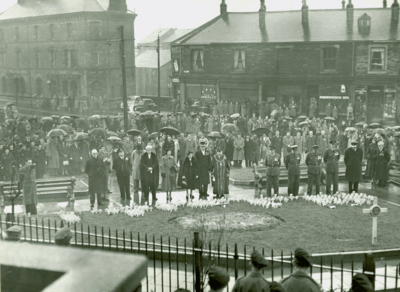 Remembrance Day c1955, Burnley