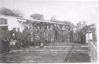 Stables at the Army Remount Depot, Lathom Park