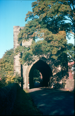 Whalley Abbey, north western gatehouse