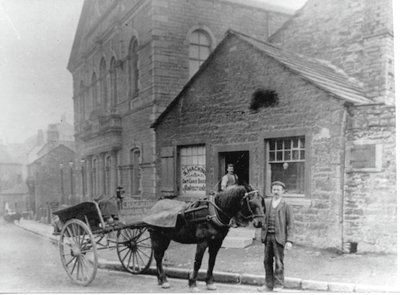 Hackings Horse drawn carrier, Barnoldswick
