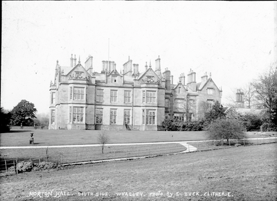 Moreton Hall, Whalley -  South Front
