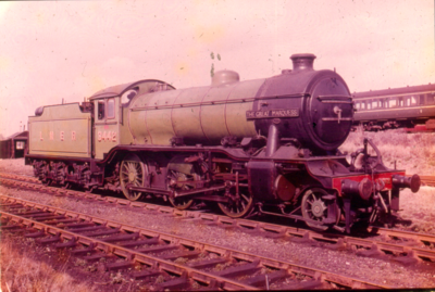 The Great Marquess steam engine at Carnforth