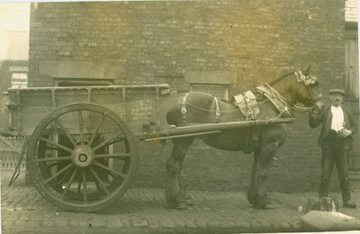 Man with Horse and Cart, Coppull