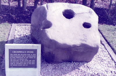 Cromwell's Stone, Lathom Park, Lathom