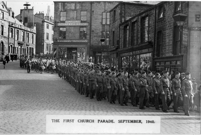 WW2 Church Parade, Stonewell, Lancaster