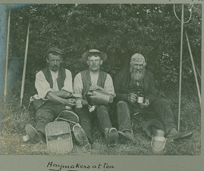 Haymakers at tea