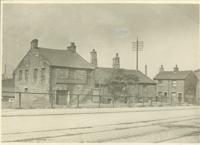 Manchester Road and cottages on Brook Street