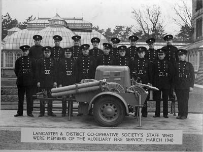 Cooperative Society Staff in Auxillery Fire Service, Lancaster