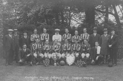 Eccleston Parish Football Club Lancashire. season 1922-3