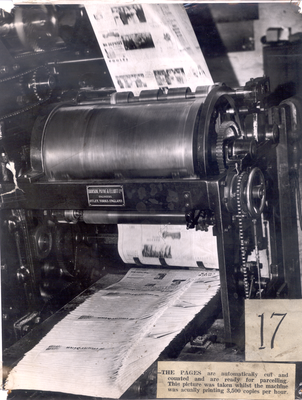 Printing the Chorley Guardian