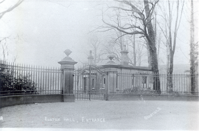 Euxton Hall entrance, Chapel Bridge, Wigan Road, Exuton