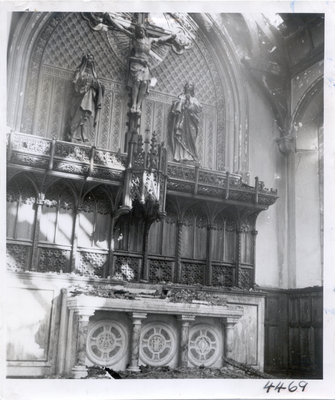 Fire damage, St. Chads RC Church, Town Lane, Whittle-le-Woods, Chorley