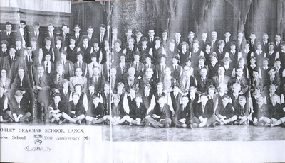 1961 lower school year photo, Chorley Grammar School, Union Street, Chorley