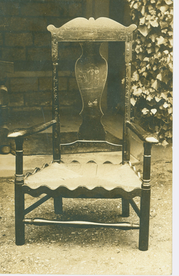 Chair belonging to Hannah Backhouse , Yealand