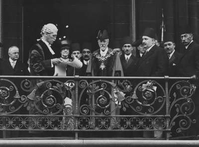 Visit of King Fuad of Egypt, Town Hall, Preston