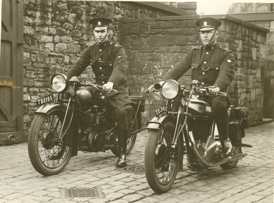 First motorcycle patrol