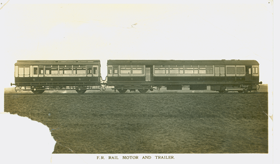 Furness Railway Rail Motor and Trailer
