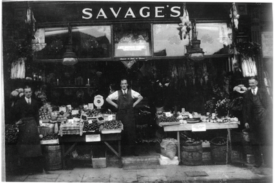 Savage's Grocery shop, Church Street. Barnoldswick