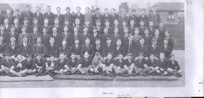 1937 school year photo, Chorley Grammar School, Union Street, Chorley