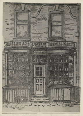 Watson's saddlers shop, Cheapside, Preston